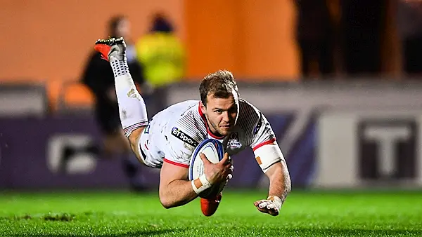 Jacob Stockdale in inspiring form as Ulster edge Scarlets in Champions Cup