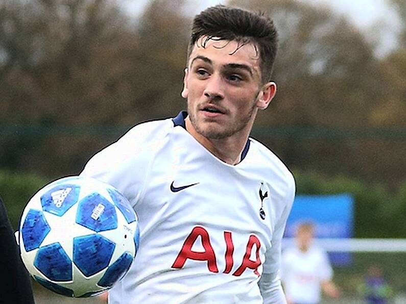 Rising Ireland star Troy Parrott scores against Barcelona in Uefa Youth League