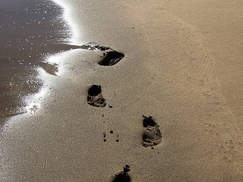 Beach disappears again after storms