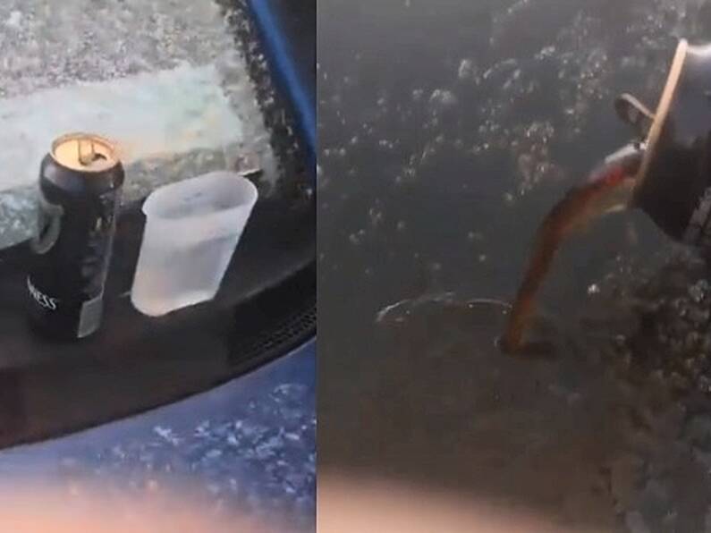 Turns out you can use GUINNESS to defrost your car