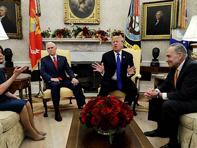 Trump calls border wall meeting a 'total waste of time' as Democrats claim he 'just walked out'