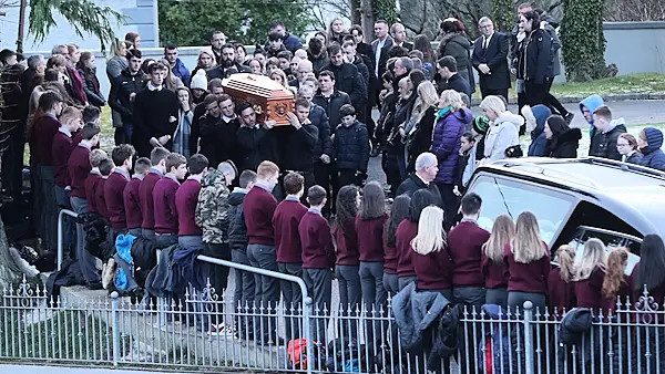 Priest warns 'the car is a lethal weapon' as Donegal endures bitter wind to bury four young crash victims