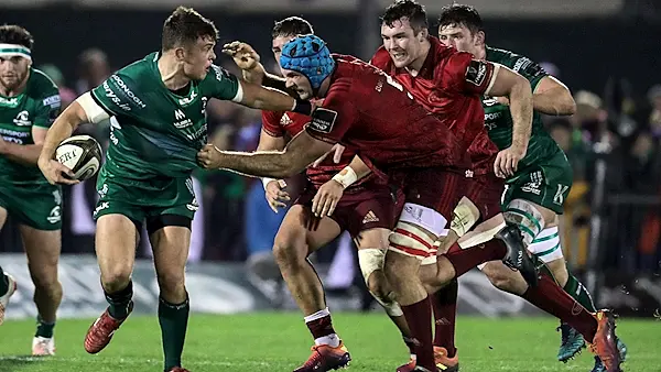 Guinness PRO14: Munster banish poor away form with bonus-point victory over Connacht