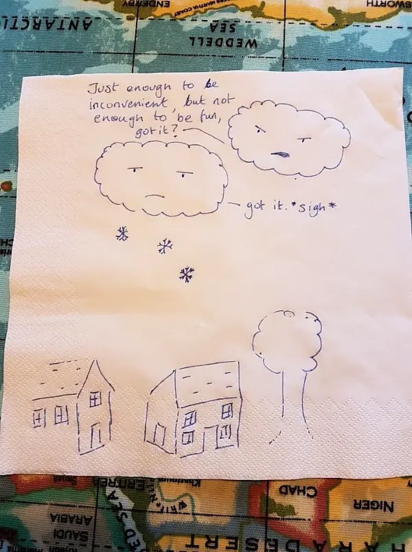 LOOK: Irish mom draws on daughter's lunch napkins everyday to make her smile