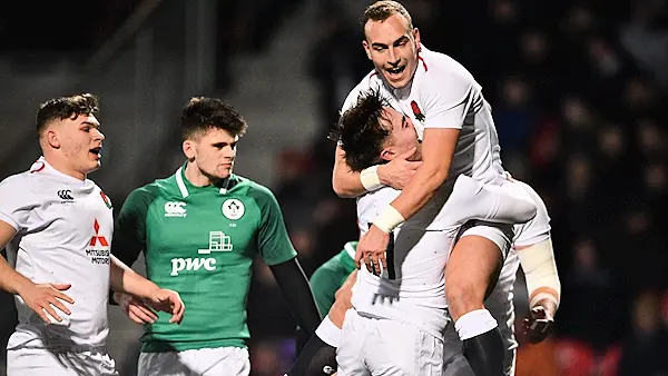 Ireland U20s come from 11 points down to earn bonus-point win over England U20s