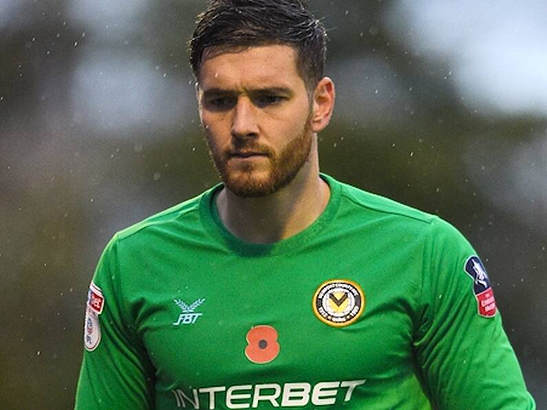 Newport County goalkeeper makes sharp exit after FA Cup win to attend birth of twins