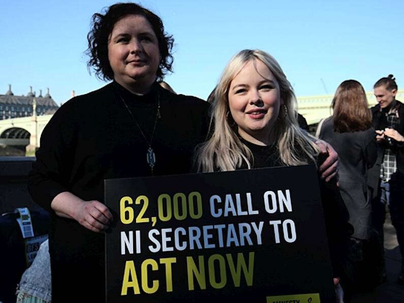 Derry Girls stars help deliver abortion petition to NI Secretary