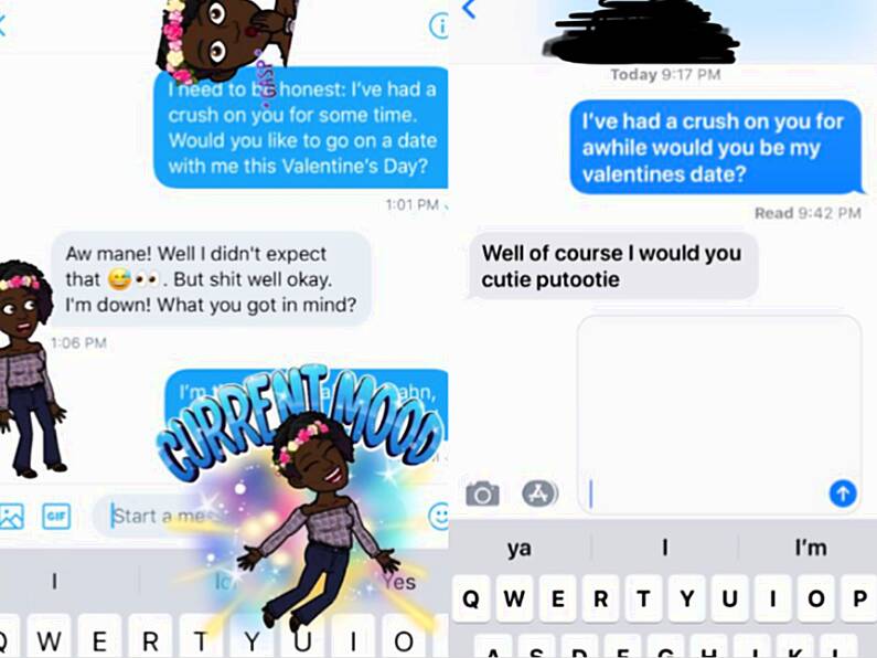 Challenge involving women messaging their crushes in an attempt to secure a Valentine's date has entertained many