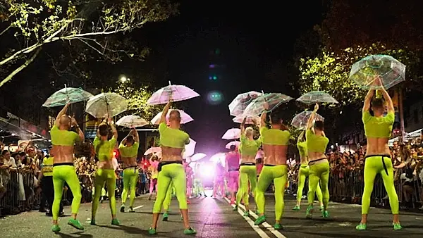 Pictures: Panti Bliss leads Irish float in front of half a million people at Sydney's Mardi Gras