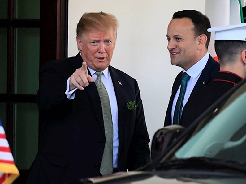 Protest outside Leinster House as Varadkar meets Trump in US