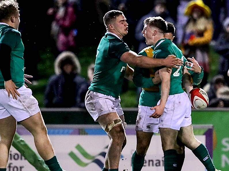 Ireland's U20s win the Grand Slam