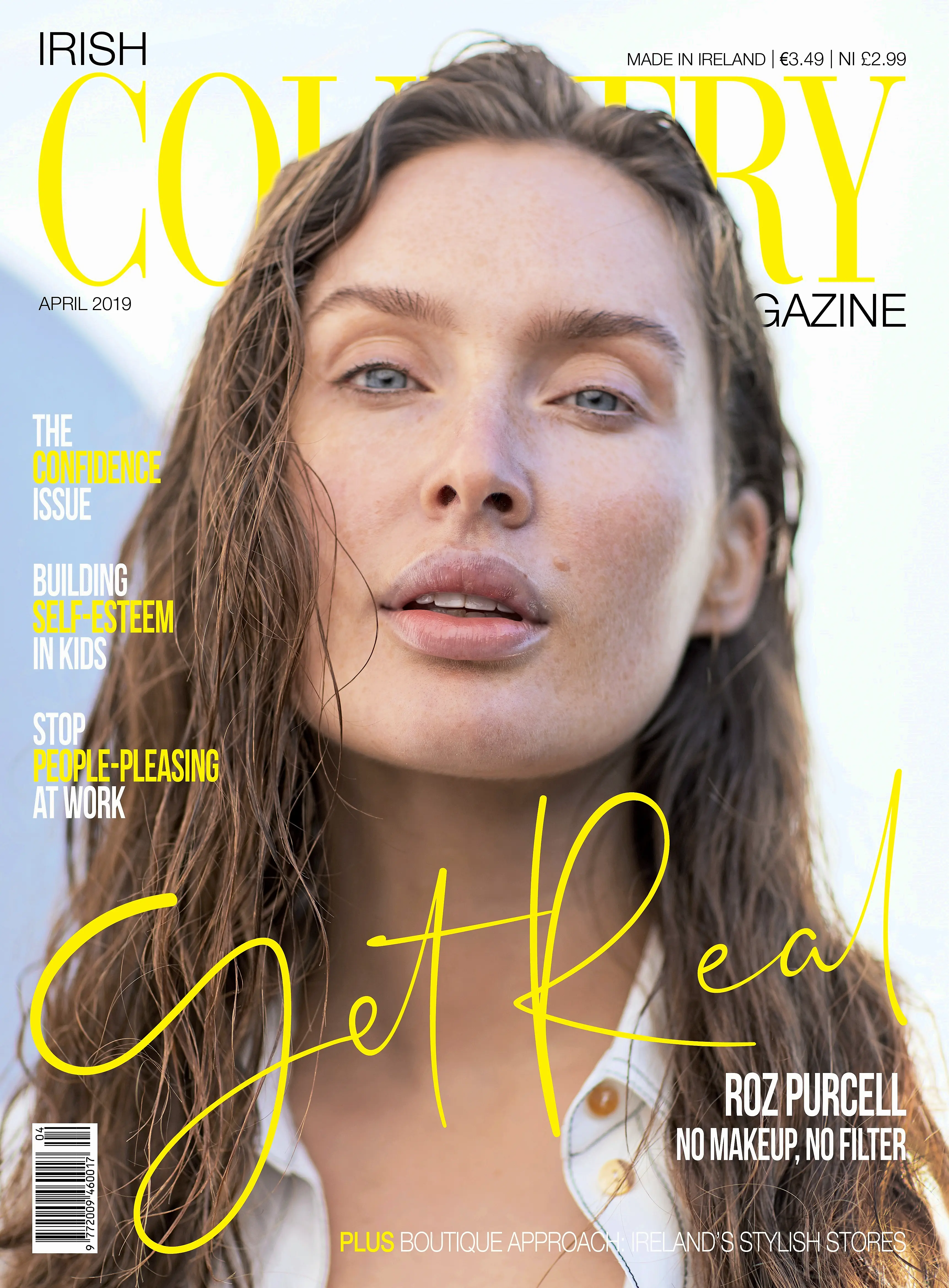 Roz Purcell jokes about being 'orange' as she goes make-up free for magazine cover