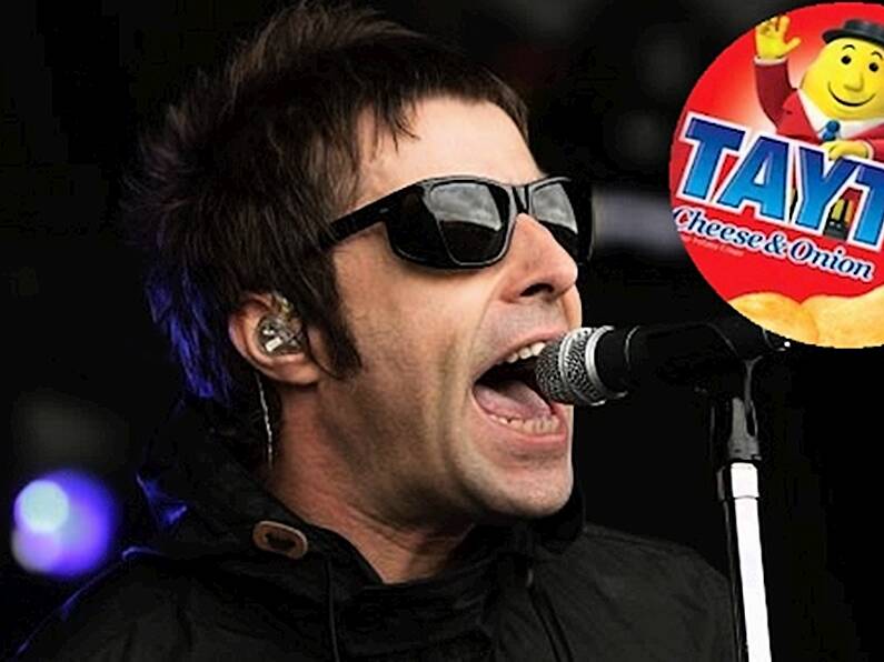 Liam Gallagher heralds Tayto as 'the best crisps in the universe'