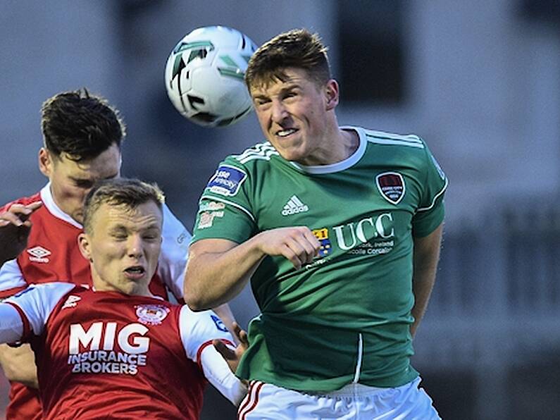 Cork city fans protest John Delaney at Turners Cross