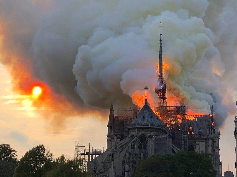 Heartbreaking footage from Paris as Notre Dame suffers 'terrible' fire