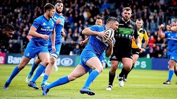 Glasgow reclaim top spot after five-try win over Leinster