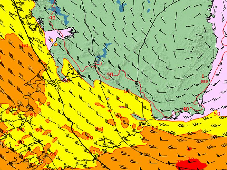 Storm Hannah: Met Eireann warns of "increased risk of impacts to life and property"