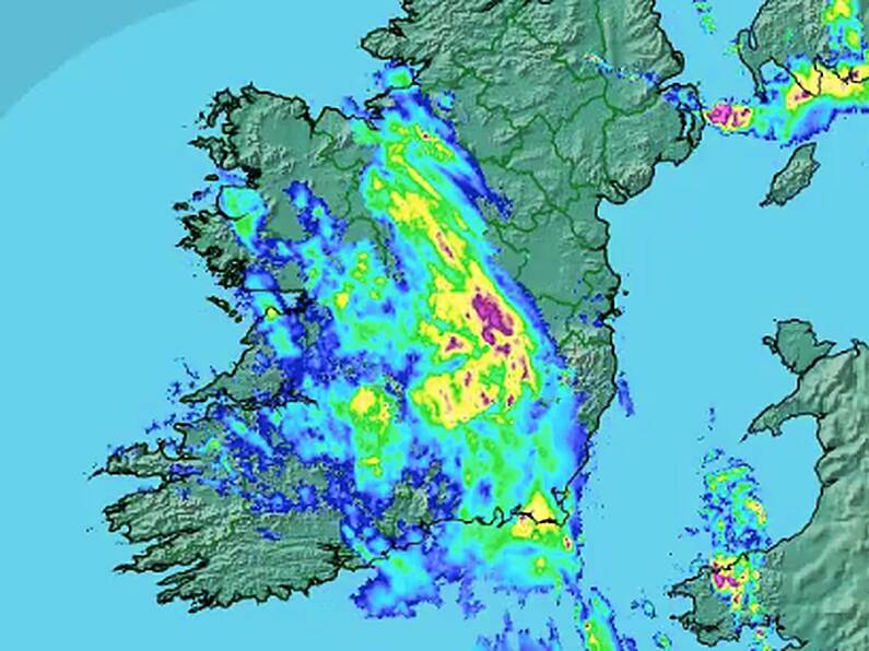 Status Yellow weather warning for South East region