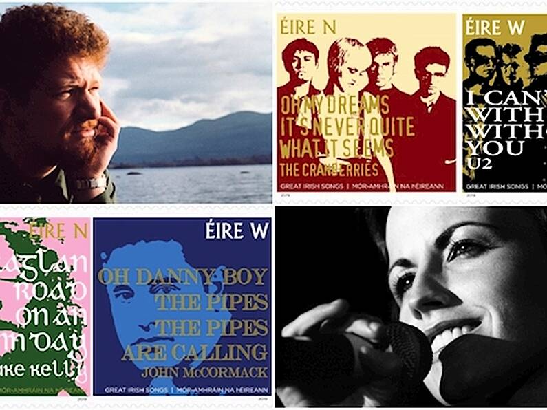 Dolores O'Riordan and Luke Kelly among singers remembered in new stamp collection