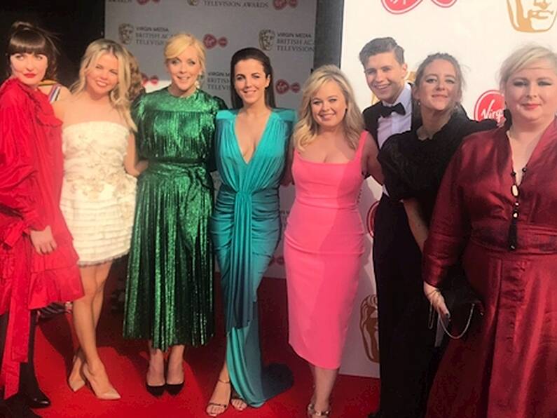 Derry Girls stars reunite for BAFTA awards