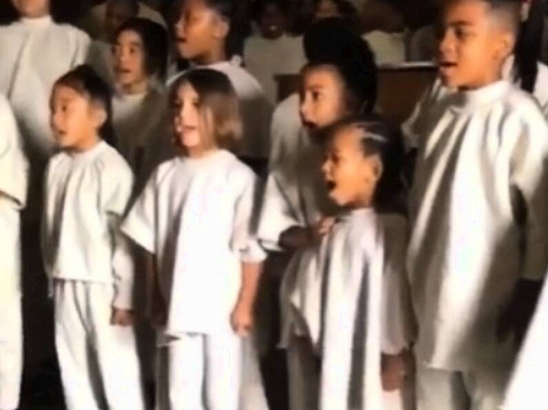 WATCH: North and Saint Kardashian sing ‘Nothing Compares 2 U’ at Kanye’s Sunday Service