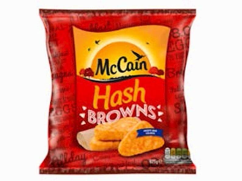 McCain's hash browns recalled over possible presence of plastic