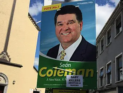 'Disturbing' poster vandalism slammed by candidates