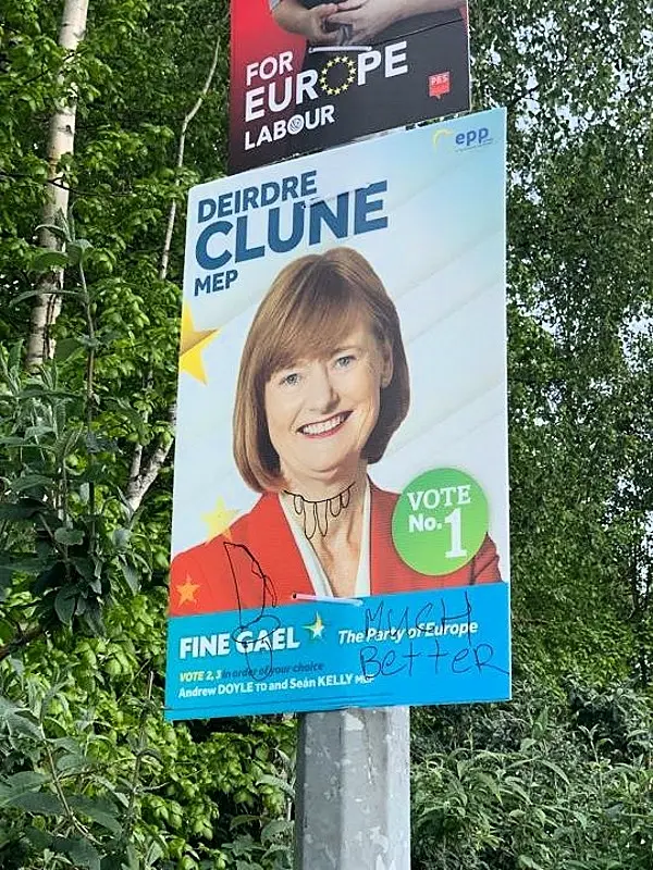 'Disturbing' poster vandalism slammed by candidates