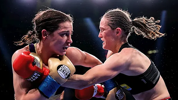 Katie Taylor becomes undisputed lightweight champion after all-action classic against Delfine Persoon