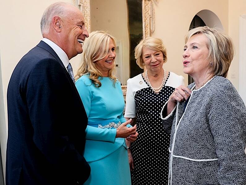 Hillary Clinton visits Barretstown children's charity for its 25th anniversary celebration