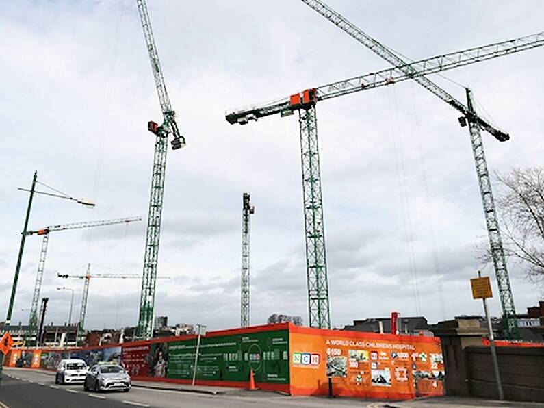 Construction begins on building frame of children's hospital