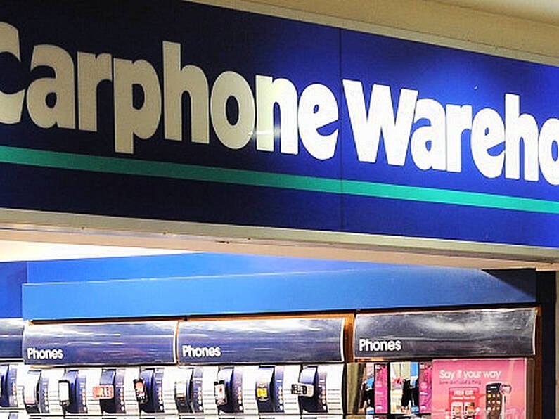 Carphone Warehouse is closing its Irish stores