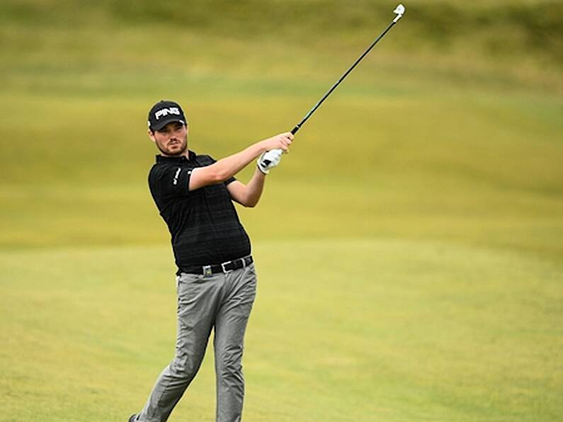 Cormac Sharvin carries Irish hopes as Robert Rock holds lead in front of sell-out crowds at Lahinch