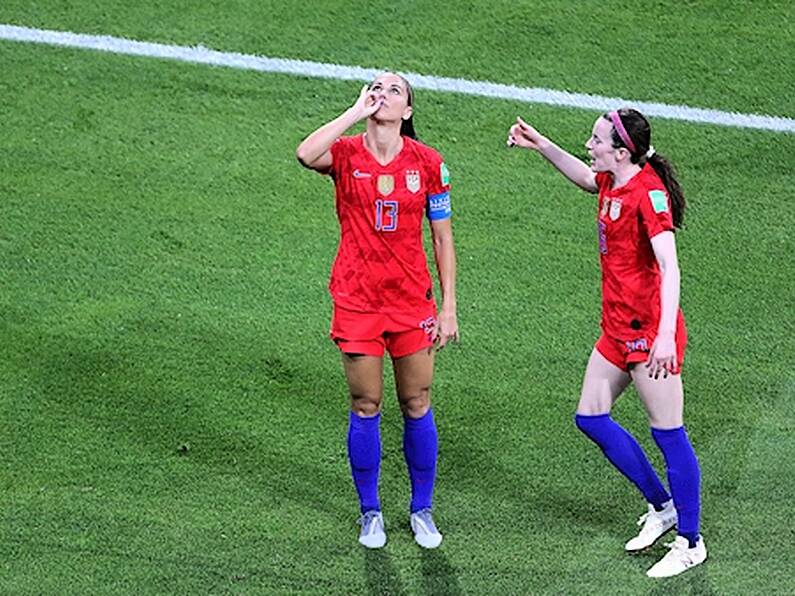 Storm in a teacup? There was quite a reaction to Alex Morgan's goal celebration against England