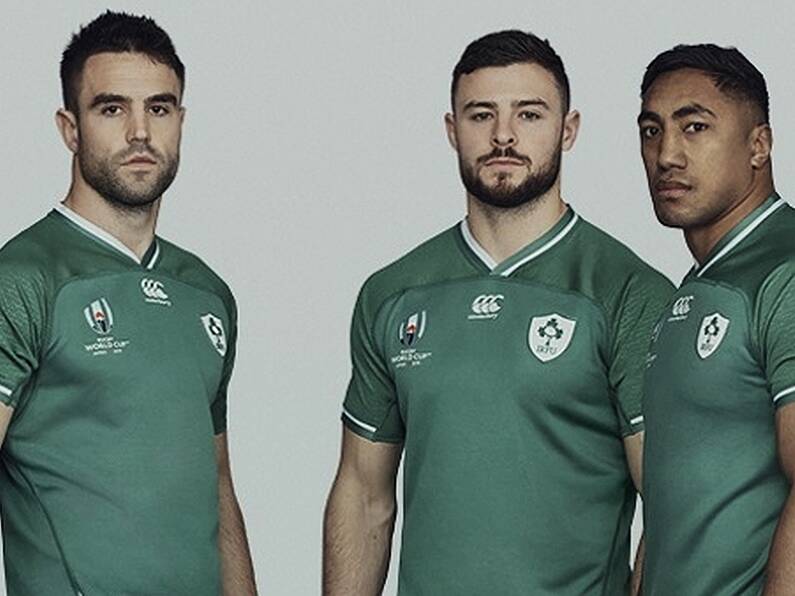 Here's the jersey Ireland will be wearing at the 2019 Rugby World Cup