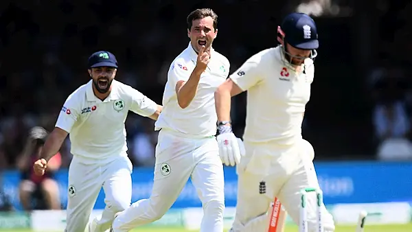 'Midsummer Murtagh': Cricket fans overjoyed as Ireland demolish England's world champions in first innings