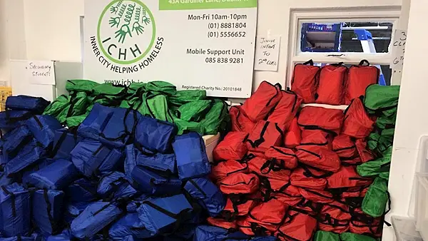 Homeless charity provides back-to-school supplies to over 300 children in Dublin