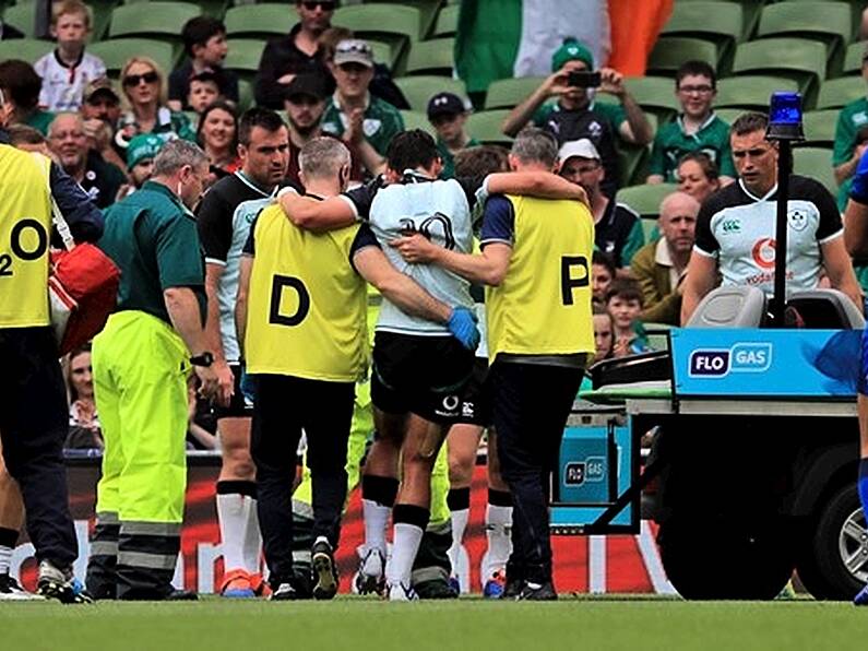 Joe Schmidt gives upbeat assessment about Joey Carbery's injured ankle