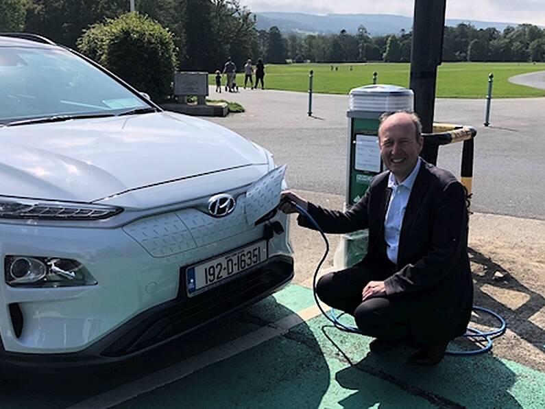 Shane Ross apologises for 'jumping the gun' over photo with non-operational charging point