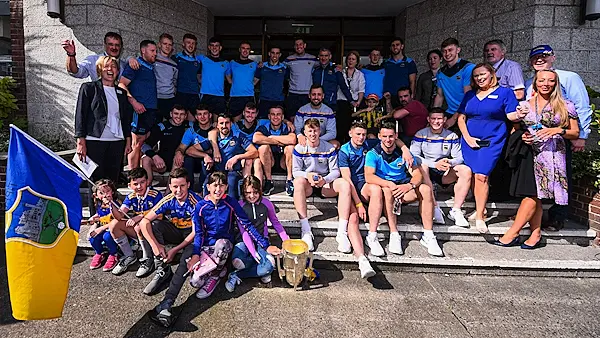 Pics: Tipp's All-Ireland winning hurlers begin celebrations by visiting two Children's Hospitals