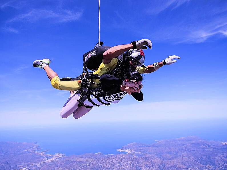 A woman in Canada has survived after her parachute didn't open during a skydive