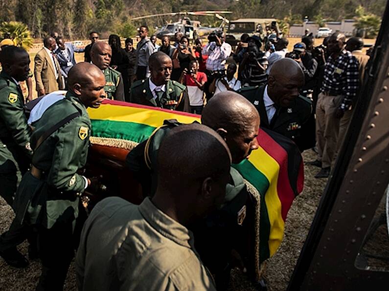 Stampede mars mourning for Robert Mugabe