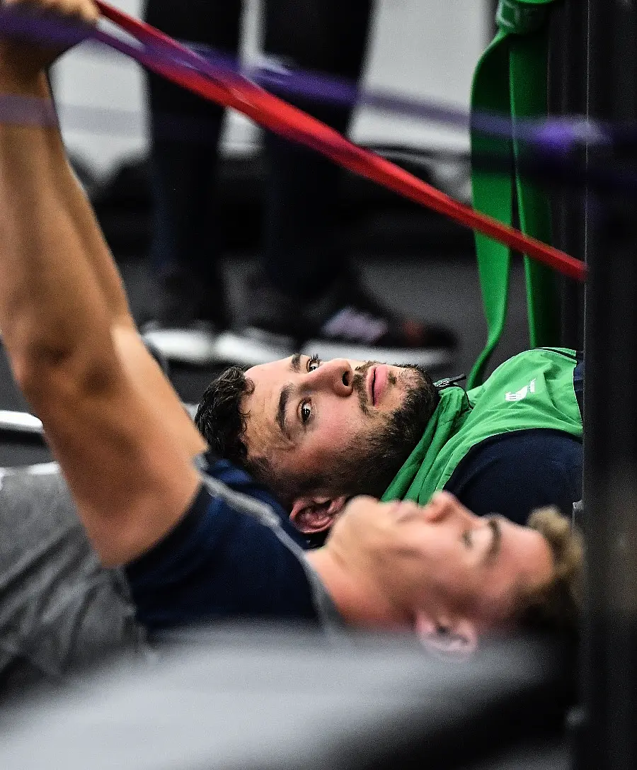 PHOTOS: Take a glimpse at some of the gym work by the Irish rugby team