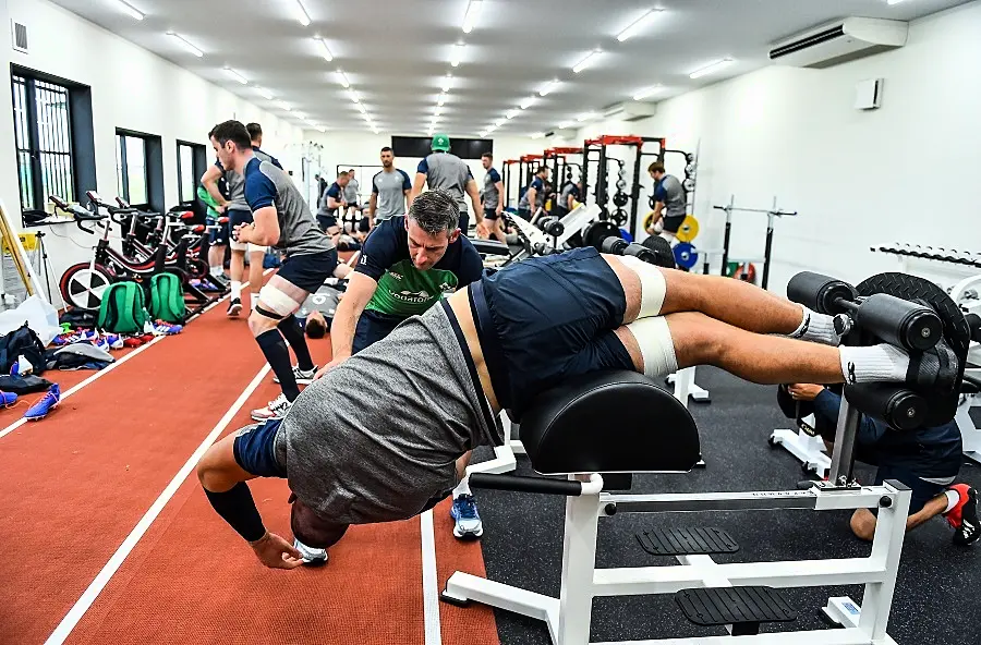 PHOTOS: Take a glimpse at some of the gym work by the Irish rugby team