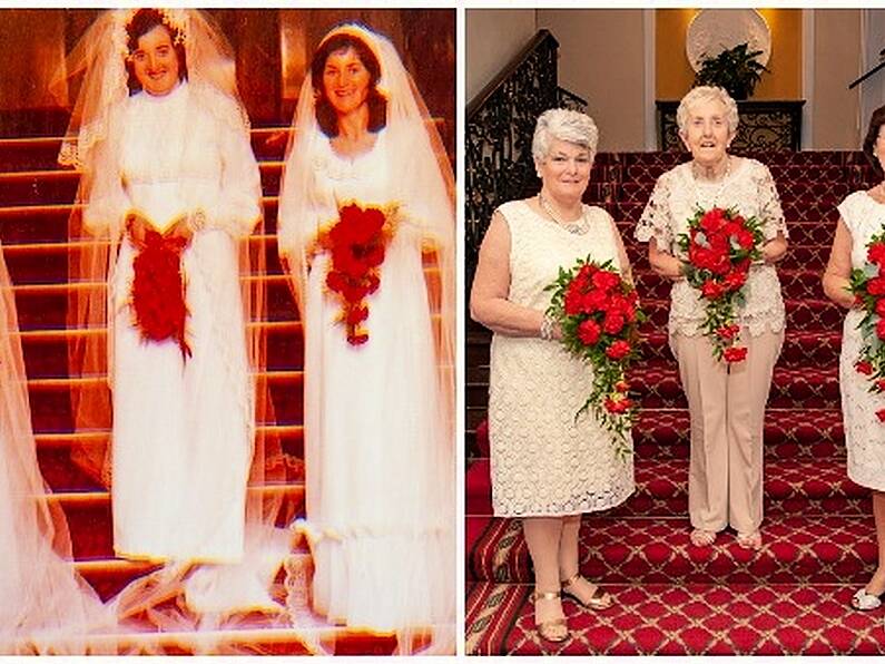 Three brides reunited 46 years after they met on their wedding days