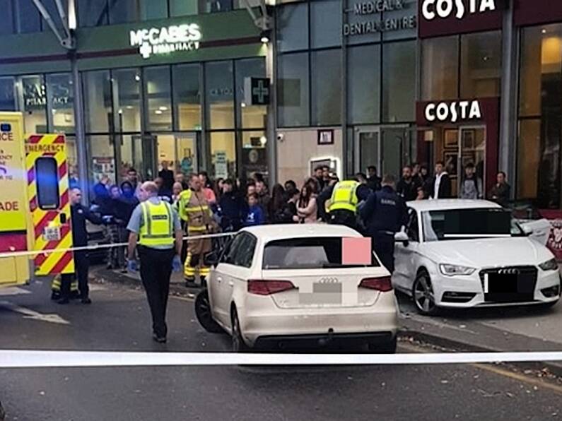 Gardaí question man after 'car deliberately drove into another car' outside shopping centre