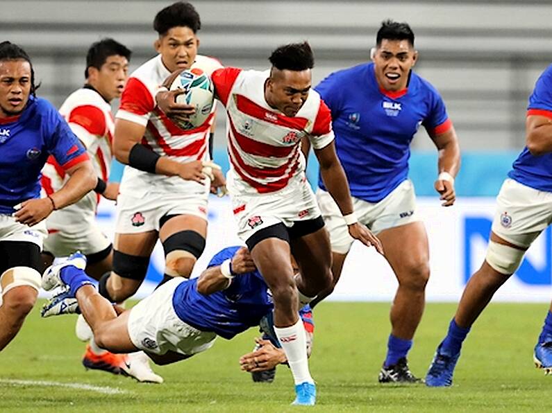 World Cup hosts Japan claim bonus-point win against Samoa