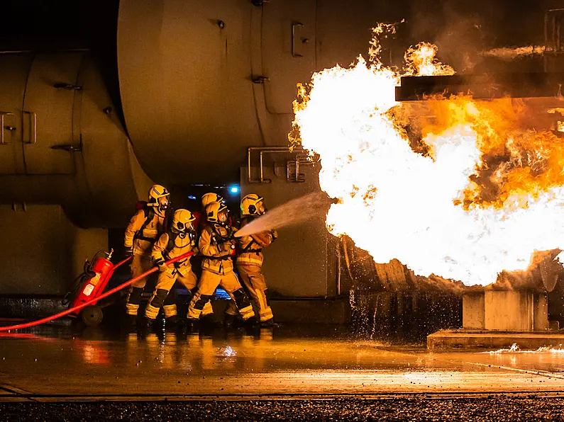 Amazing pictures show firefighters tackle blaze in emergency exercise at Cork airport