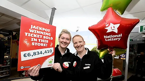 €6.8m Lotto win 'the talk of the village' as winner gets in contact with National Lottery