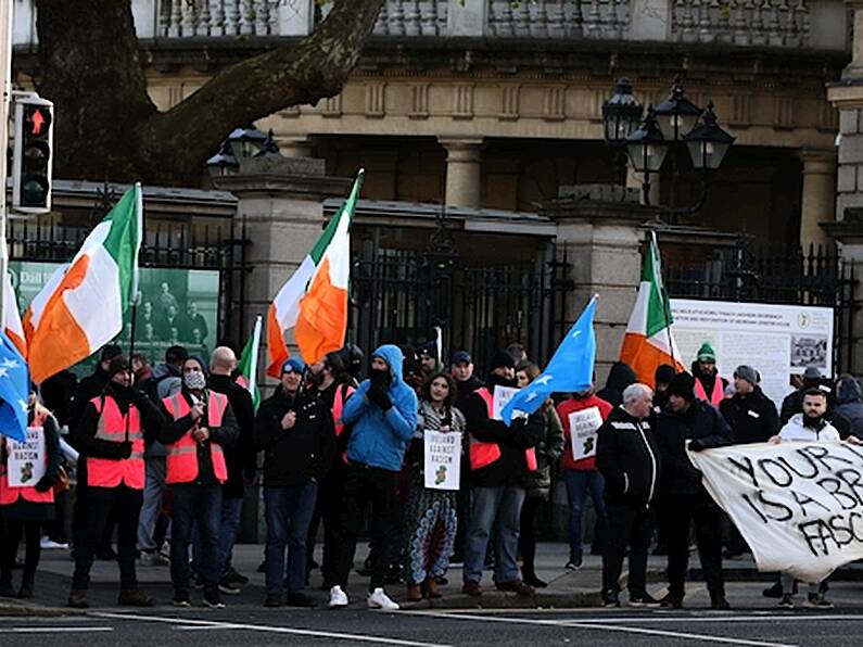 Protestors in Dublin hold #Rally4Peace against 'rise in hate crime and hate speech'